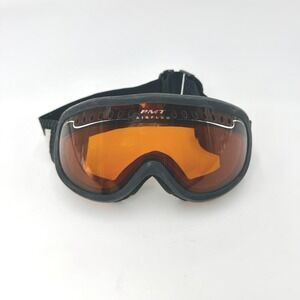 Smith PMT Airflow Ski Snowboard Goggles Black Frame w/ Amber Lens Winter Sports